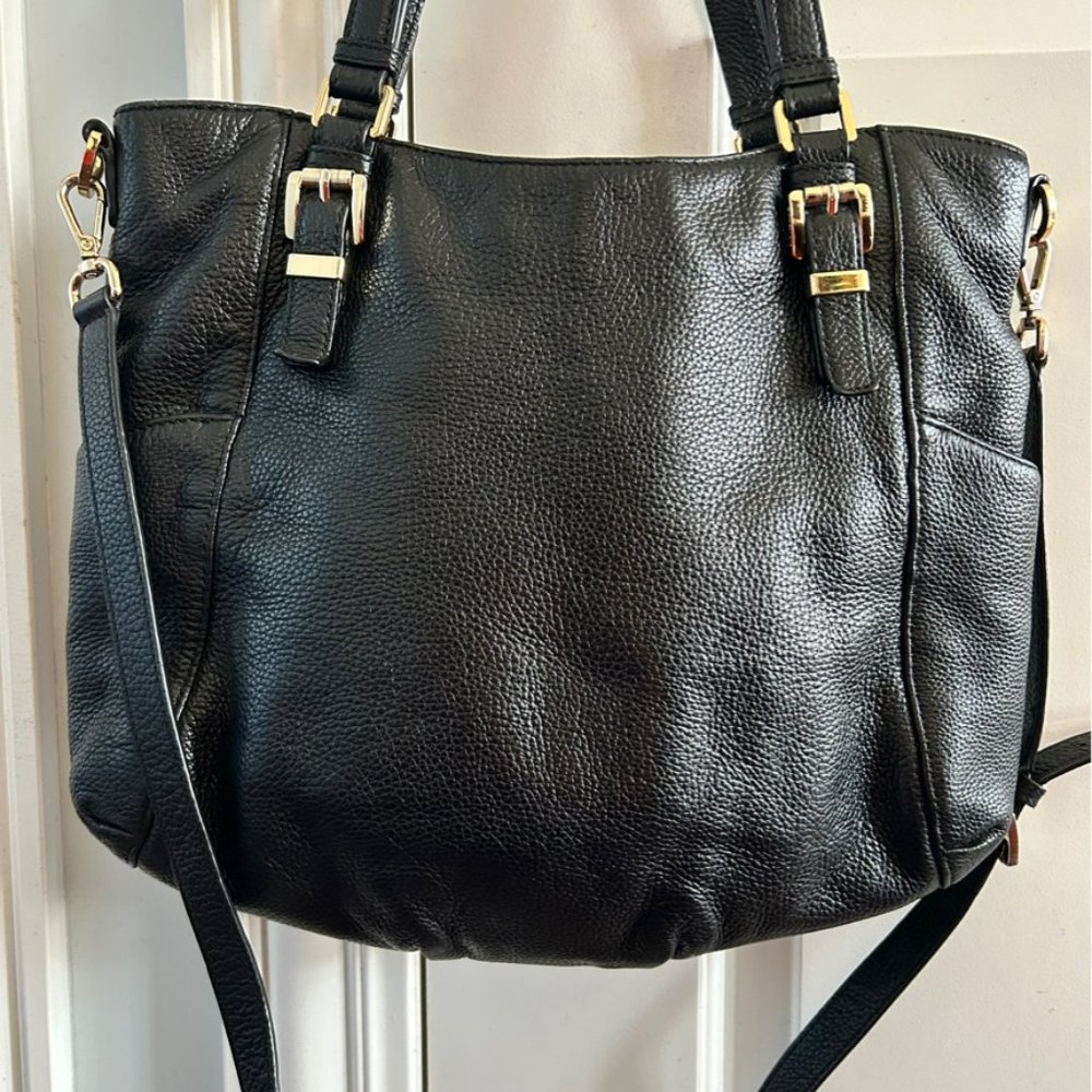 Michael Kors Pebbled Leather Shoulder and Crossbody Bag - Picture 2 of 5